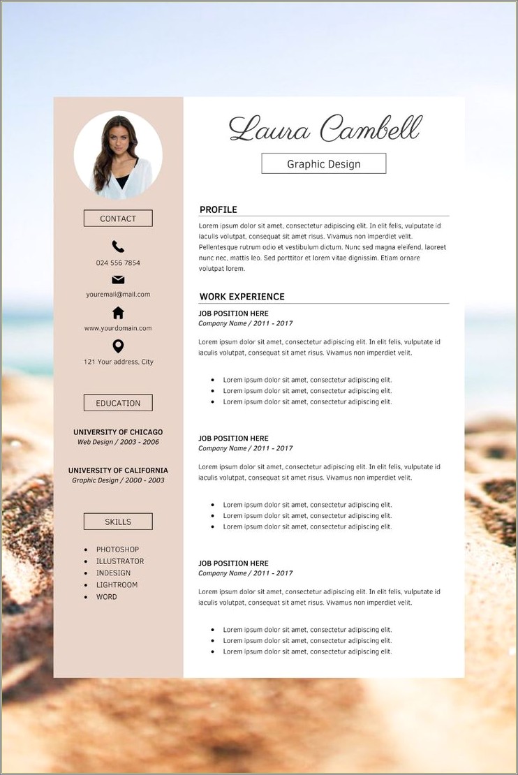 2017 Resume Templates For Microsoft Word