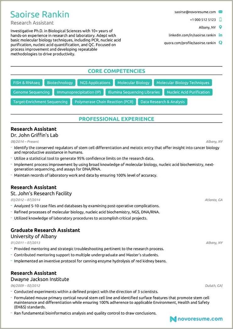 Best Resume Format In Word Quora