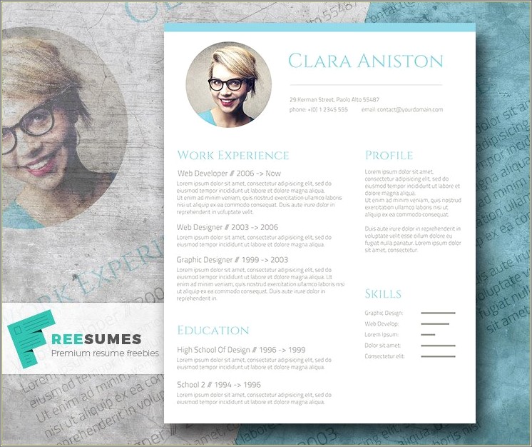 Creative Resume Templates Word Download Free