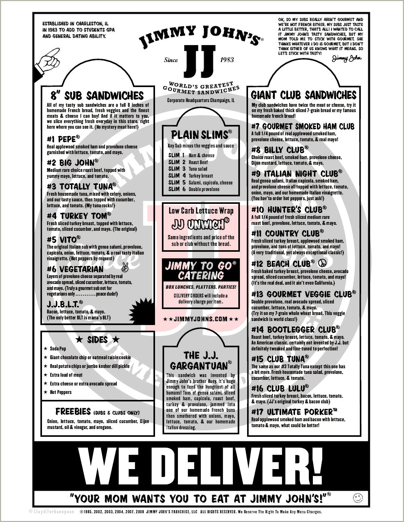 Descriptions For Jimmy Johns Marketing On A Resume