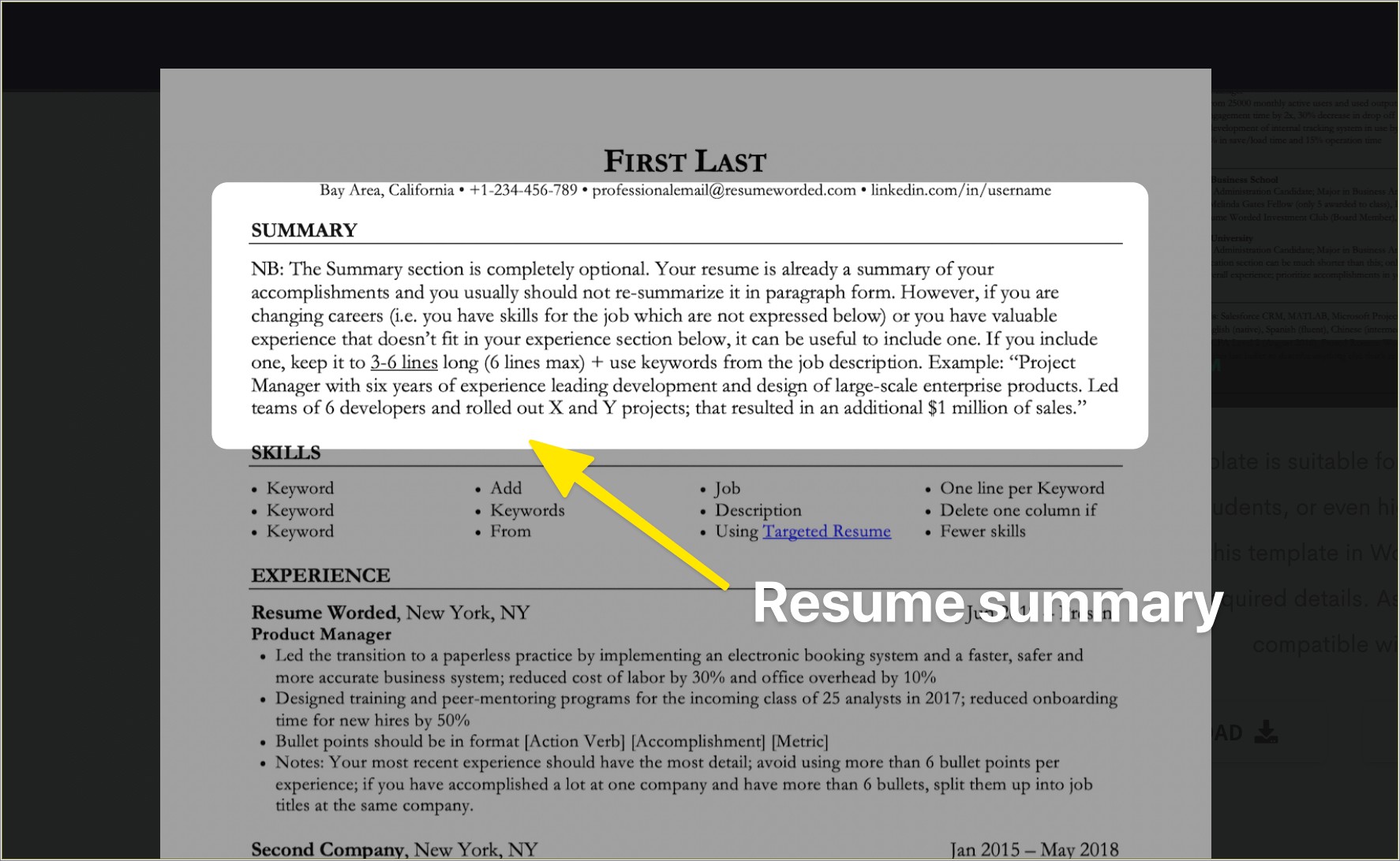 Do You Need Professional Summary Resume