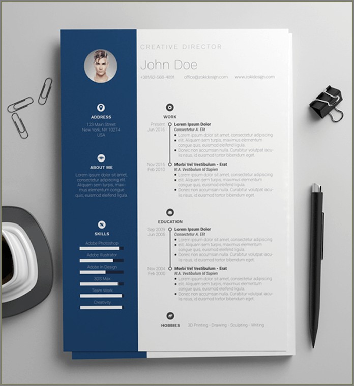 Free Microsoft Word Template For Resumes