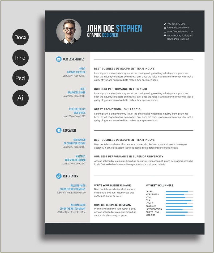 I Use A Word Resume Template