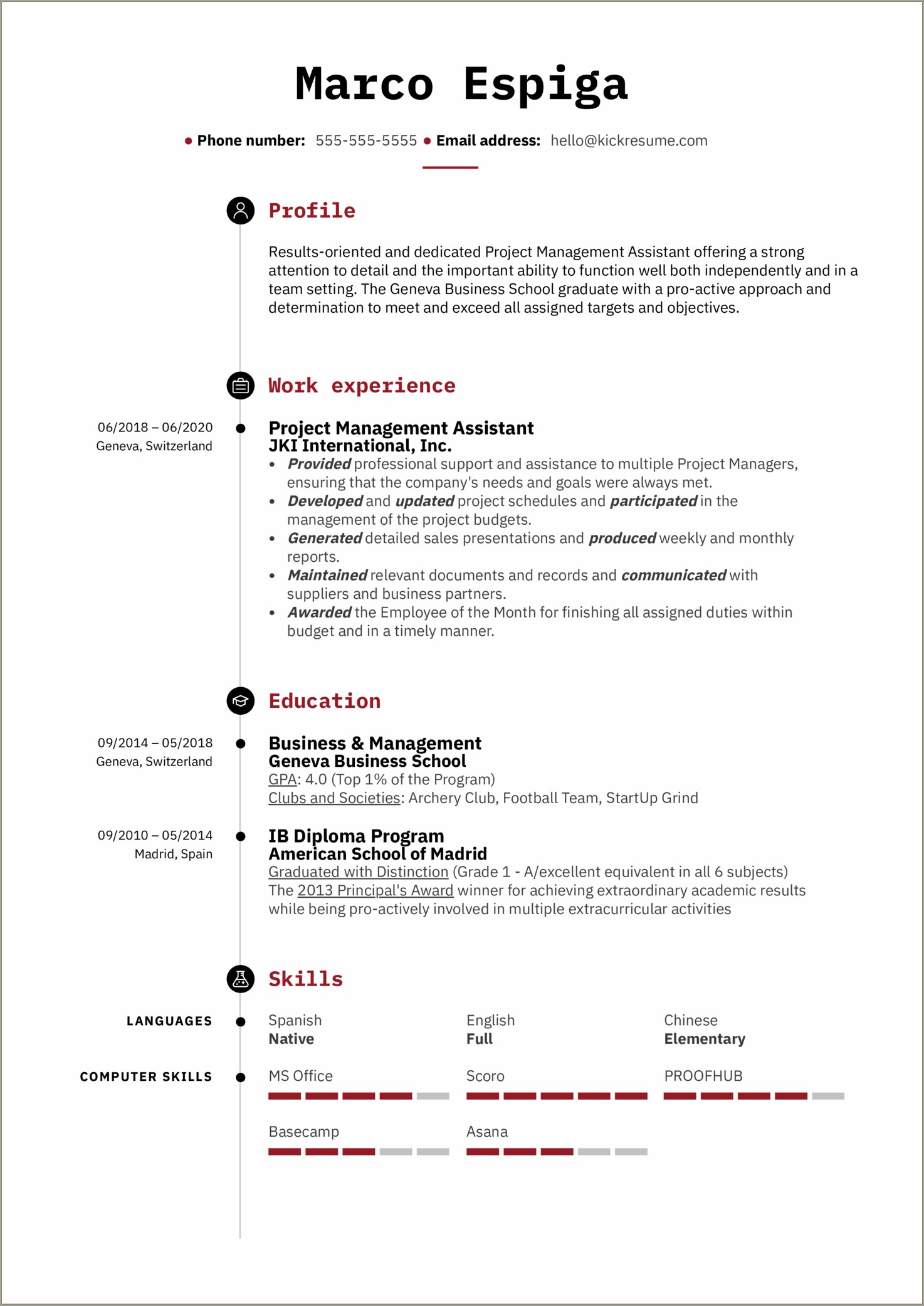It Computer Words For Resume Power