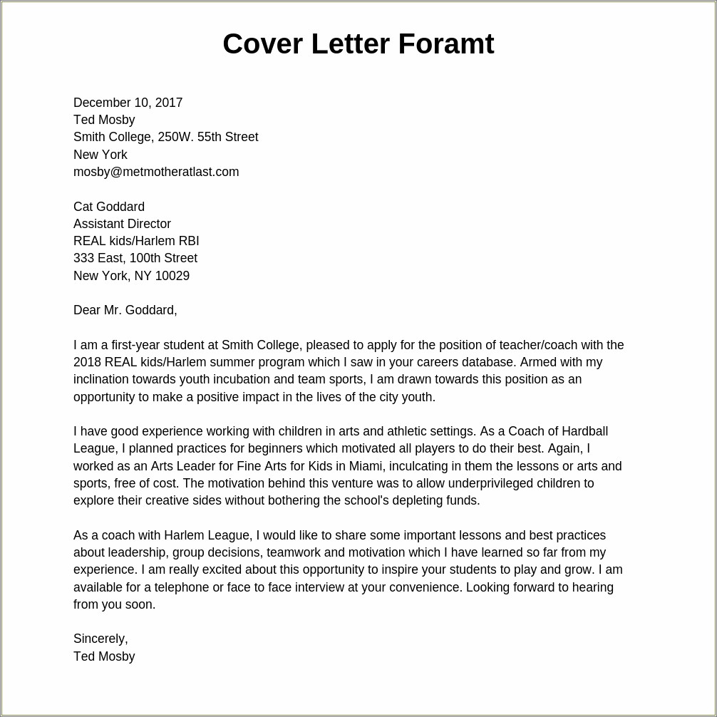 Resume And Cover Letter Fun Facts