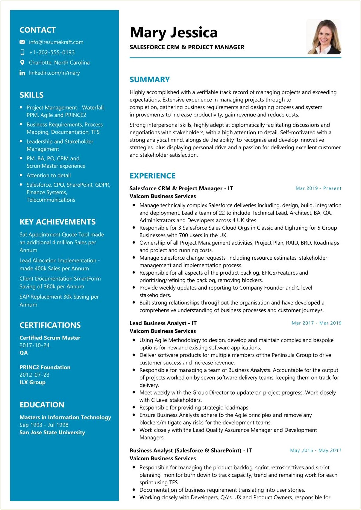 Sales Force Manager Resume Objective